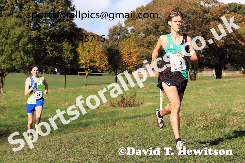 Senior men, 2024 Northern Cross Country Relays, Graves Park, Sheffield.   Photo: David T. Hewitson/Sports for All Pics